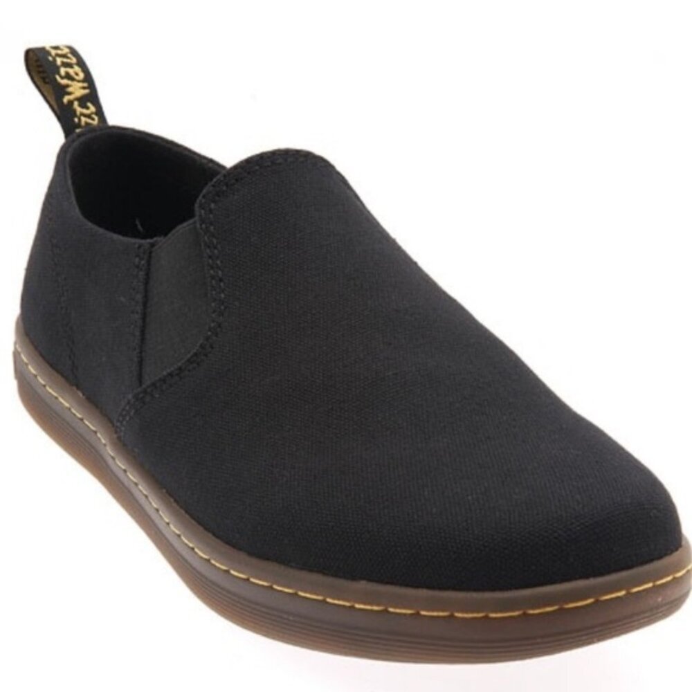 Dr Martens DALE Canvas Slip On Shoes Air Wair Lightweight Minimalist Rubber Sole